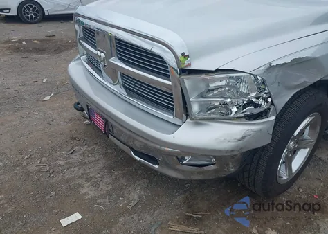 2012 Ram 1500 Slt из США, поврежденный, VIN 1C6RD6GT5CS160356